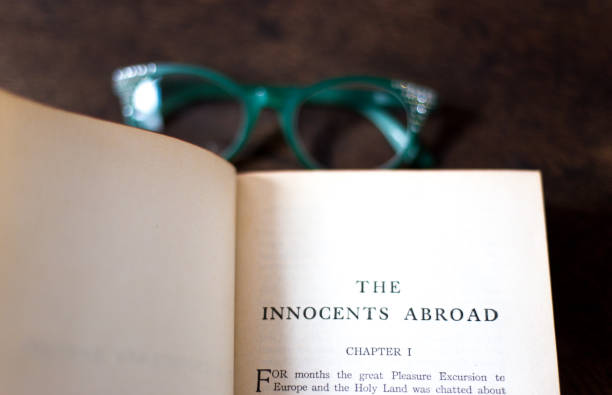 istock Open Book, Title Page: Mark Twain's The Innocents Abroad 1278309554