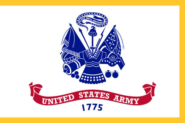 istock Flag of United States Army (USA) 1278310943