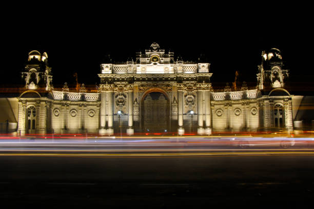 istock Light trails on Istanbul streets 1278311136