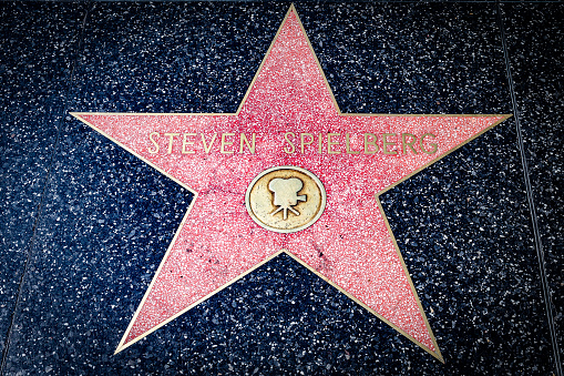 Los Angeles, USA - January 21, 2016 - Star at the pavement of the Walk of Fame in Hollywood. The star is reserved for the name of a celebrity.