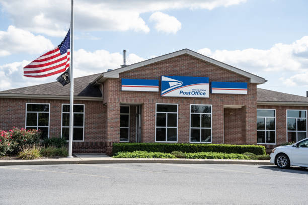 Wernersville, Pennsylvania, Post Office stock photo