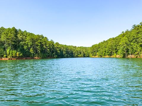 The lakes of Georgia offer a beautiful day on the water.