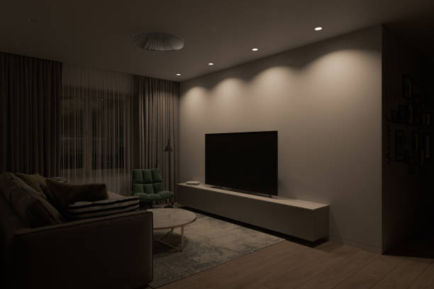 istock 3d illustrations of interior living room tv zone 1278328367
