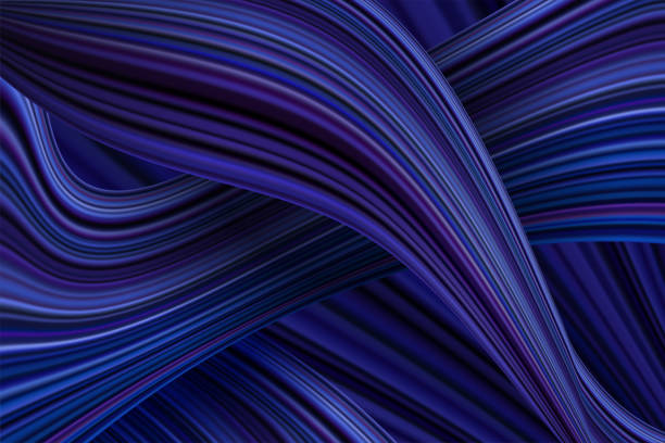 istock Abstract banner with colorful shapes. Fluid and wavy threads. 1278330383