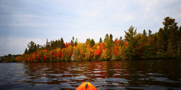 istock Kayac walk in autumn with brightly coloured trees 1278345016