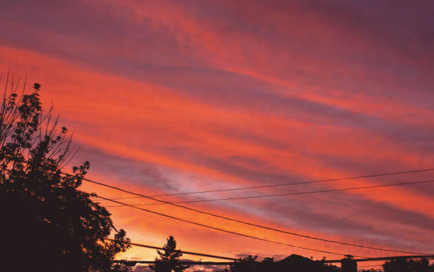 istock An Orange Sunset in Toronto 1278350154