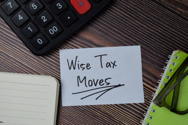 istock Wise Tax Moves text write on sticky notes isolated on office desk. 1278366067