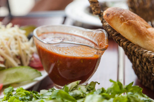 Satsebeli. Georgian tomato sauce with spices