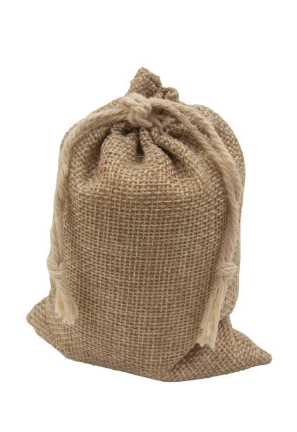 istock Burlap sack with rope isolated 1278373858