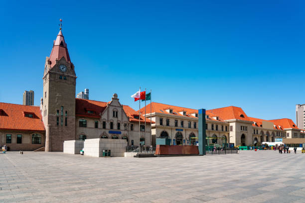 istock Qingdao's old railway station building 1278373933