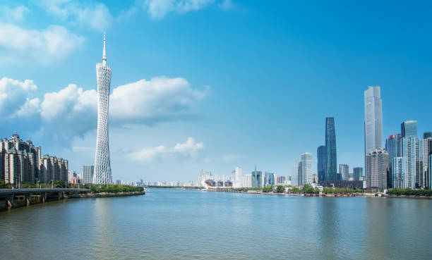 istock Guangzhou modern city architecture landscape skyline 1278374893