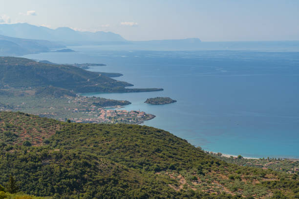 istock Kardamyli (Kardamili) view from above at Mani, Greece 1278375465