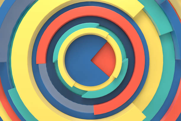 istock Abstract background of geometric shape. 3D rendering. 1278376664