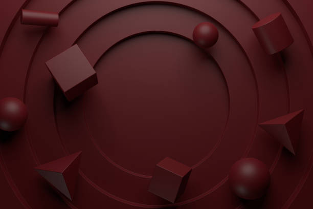 istock Abstract background of geometric shape. 3D rendering. 1278376932