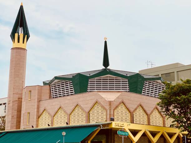 Masjid Kassim Mosque, Kembangan stock photo