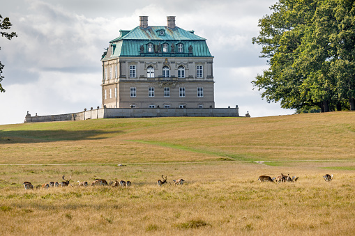 Vienna, Austria - June 2022:View with Belvedere Palace (Schloss Belvedere) built in Baroque architectural style and located in Vienna, Austria