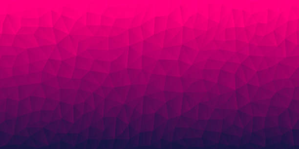 illustrazioni stock, clip art, cartoni animati e icone di tendenza di mosaico poligonale con sfumatura rosa - sfondo geometrico astratto - low poly - pink backgrounds dark black