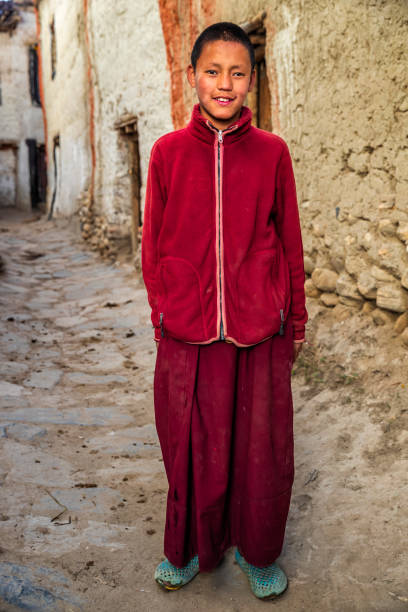 A young Tibetan Buddhist monk, Lo Manthang, Upper Mustang, Nepal