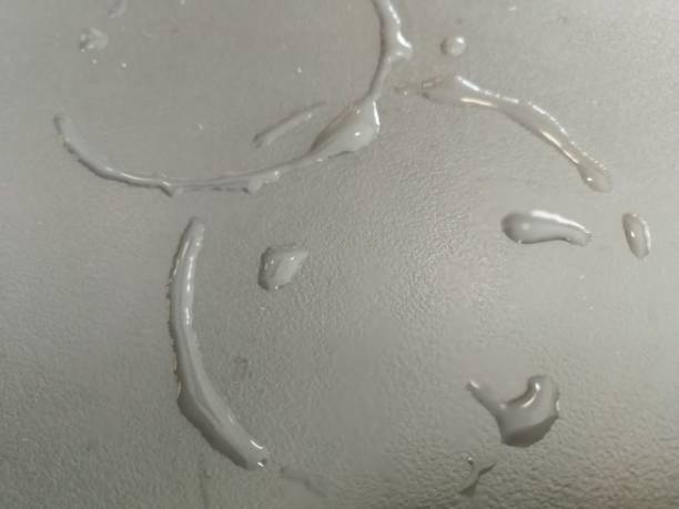 istock Water stains on light gray background 1278388589