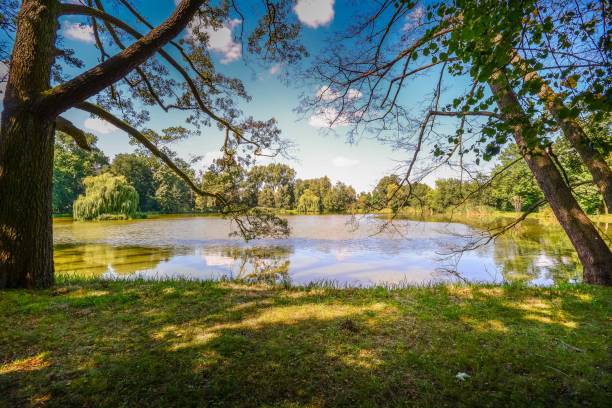 istock Romantic park in Arkadia village, Poland. 1278392006