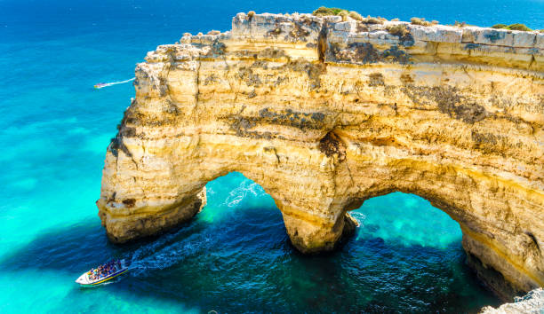 istock Landscape with natural arch, Algarve 1278403820