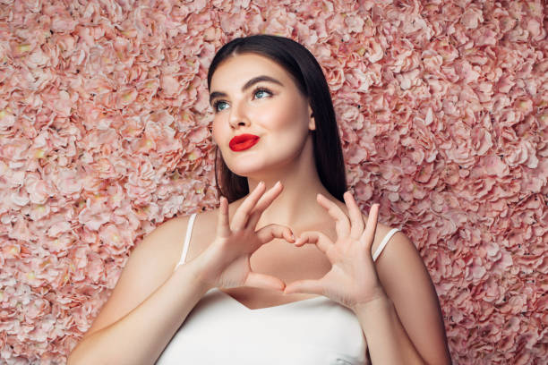 istock Young beautiful woman. Plus size model. 1278405064