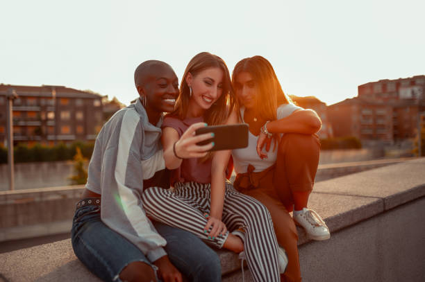 istock Young women taking a selfie 1278406292
