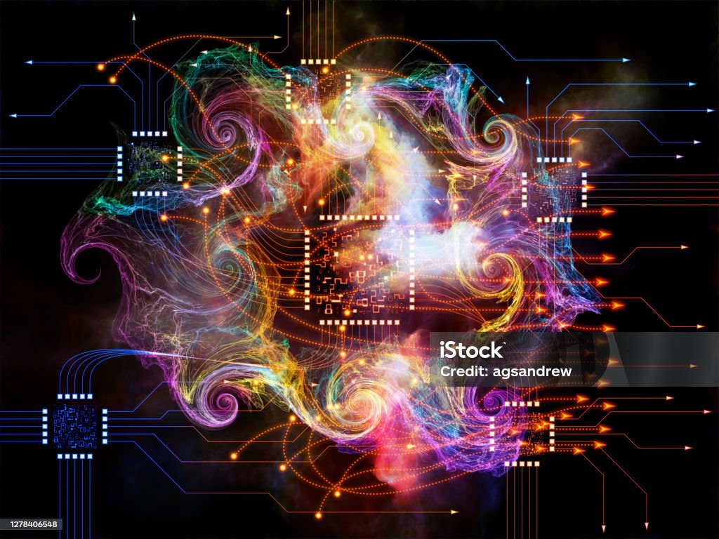 Computing Forces Forces Of Cpu Workflow Stock Illustration - Download Image Now - CPU ...