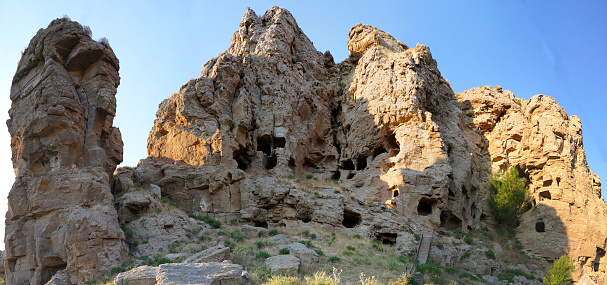 Todurge rock caves have a history of 4600 years. Situated in Sivas, Turkey is going to see a lot of tourists every year these cliffs.