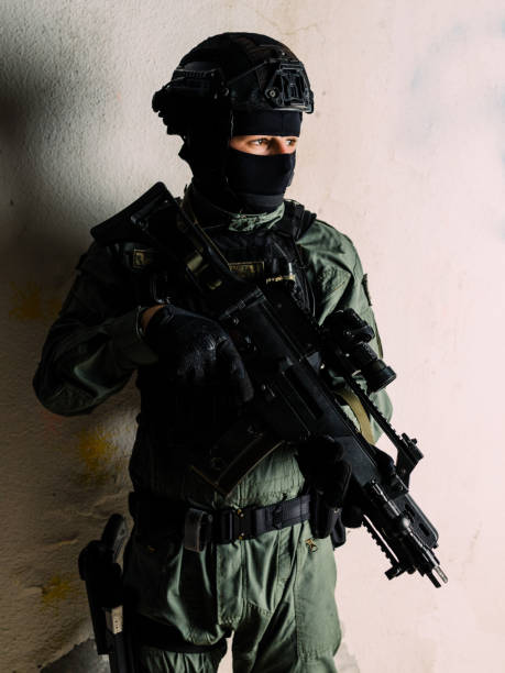istock Croatian military police reenacting. 1278423384