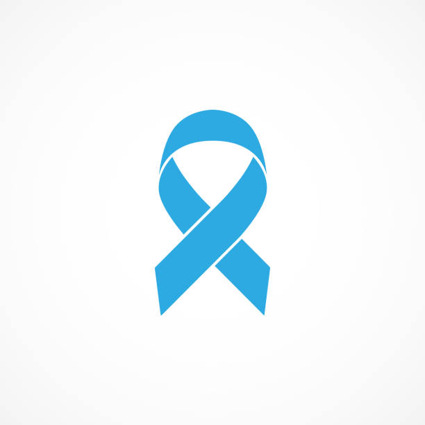 ilustraciones, imágenes clip art, dibujos animados e iconos de stock de imagen vectorial de la cinta de concienciación sobre el cáncer de próstata. cinta azul. - ready to fight