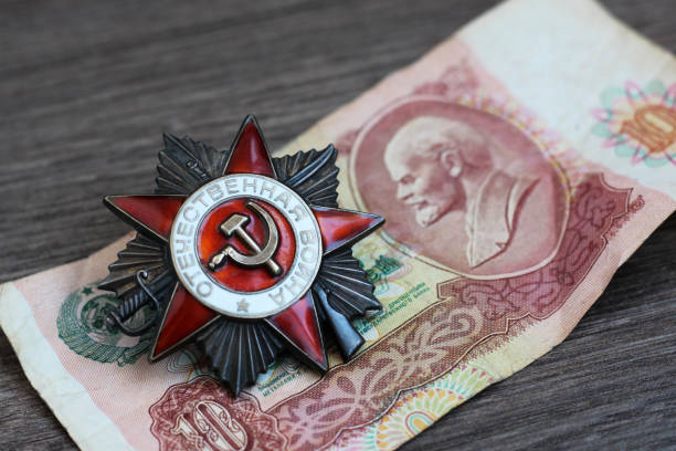 istock Victory Day Order and retro money 1278430615