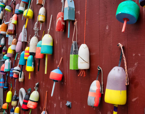 istock Lobster Trap Buoys 1278433809