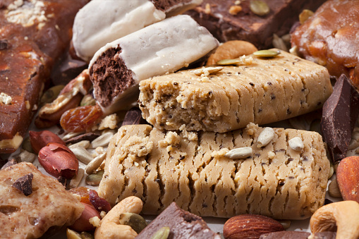 Large Group of Assorted Protein bars