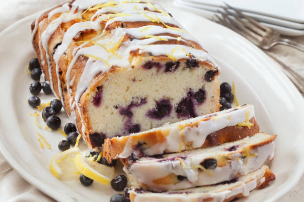 istock Blueberry Lemon Loaf with a Sweet Lemon Glaze 1278436389