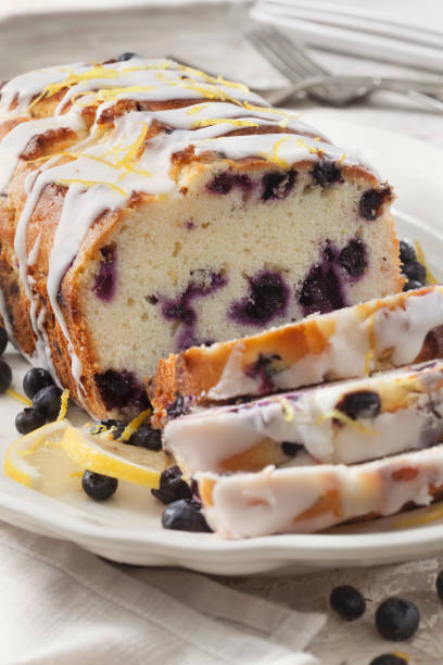 istock Blueberry Lemon Loaf with a Sweet Lemon Glaze 1278439730