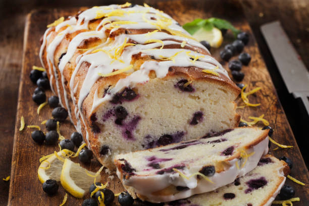 Blueberry Lemon Loaf with a Sweet Lemon Glaze
