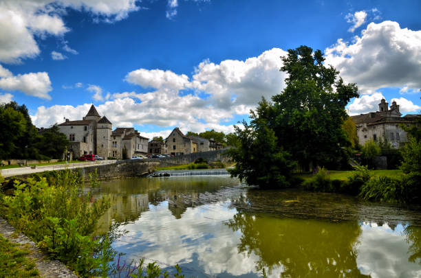 istock Nerac, French destination on Baise River. 1278439901