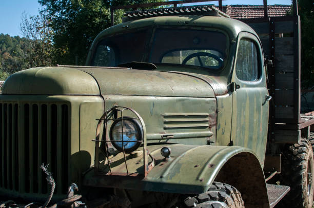 istock Old vintage heavy truck 1278441676