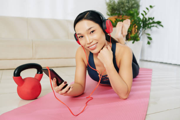istock Sportswoman resting after training 1278441745