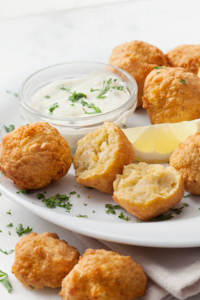 istock Hush Puppies with a Creamy Dip 1278441830