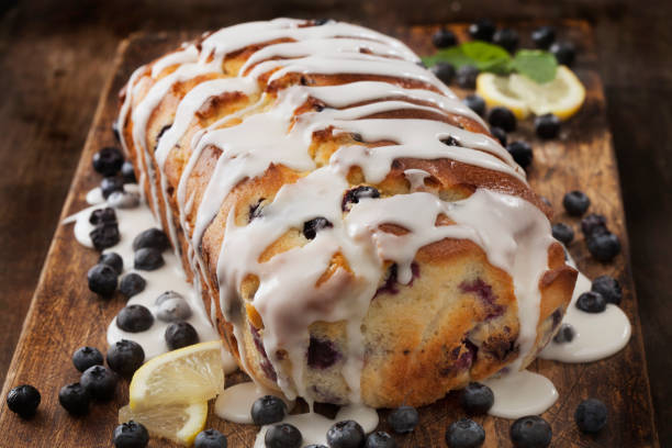 istock Blueberry Lemon Loaf with a Sweet Lemon Glaze 1278442960