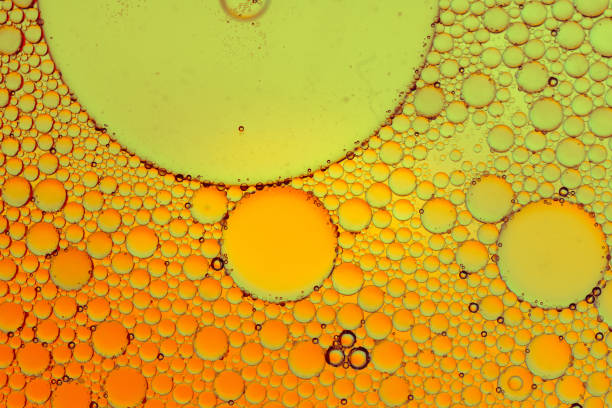 istock Beautiful bubbles and abstract oil drops. 1278443467