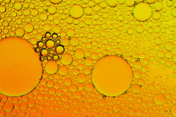 istock Beautiful bubbles and abstract oil drops. 1278444443