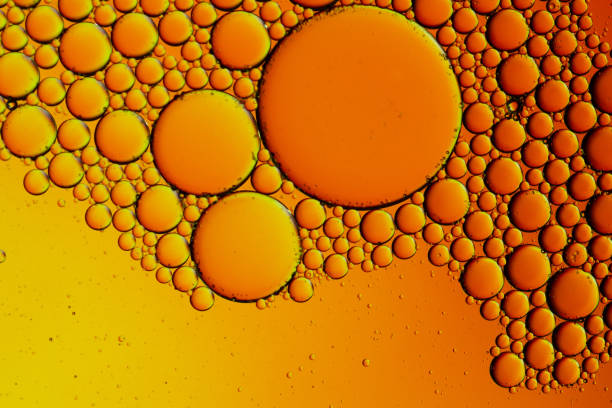 istock Beautiful bubbles and abstract oil drops. 1278444452