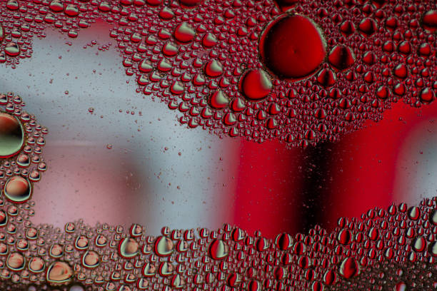 istock Beautiful bubbles and abstract oil drops. 1278444689