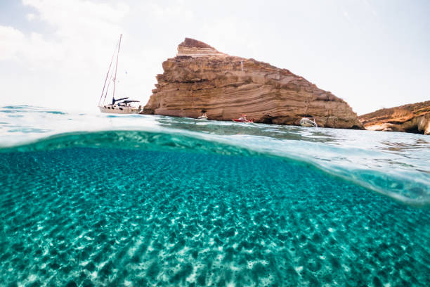 istock Over/Under shot of Cyclades 1278445045