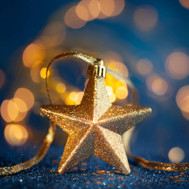 istock Festive  Golden Christmas Star 1278459883