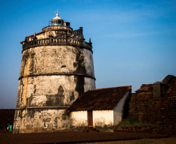 istock Famous lighthouse in an old fort in Goa, India 1278459910
