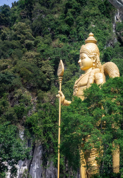 istock Side view of a Hindu God statue 1278459919